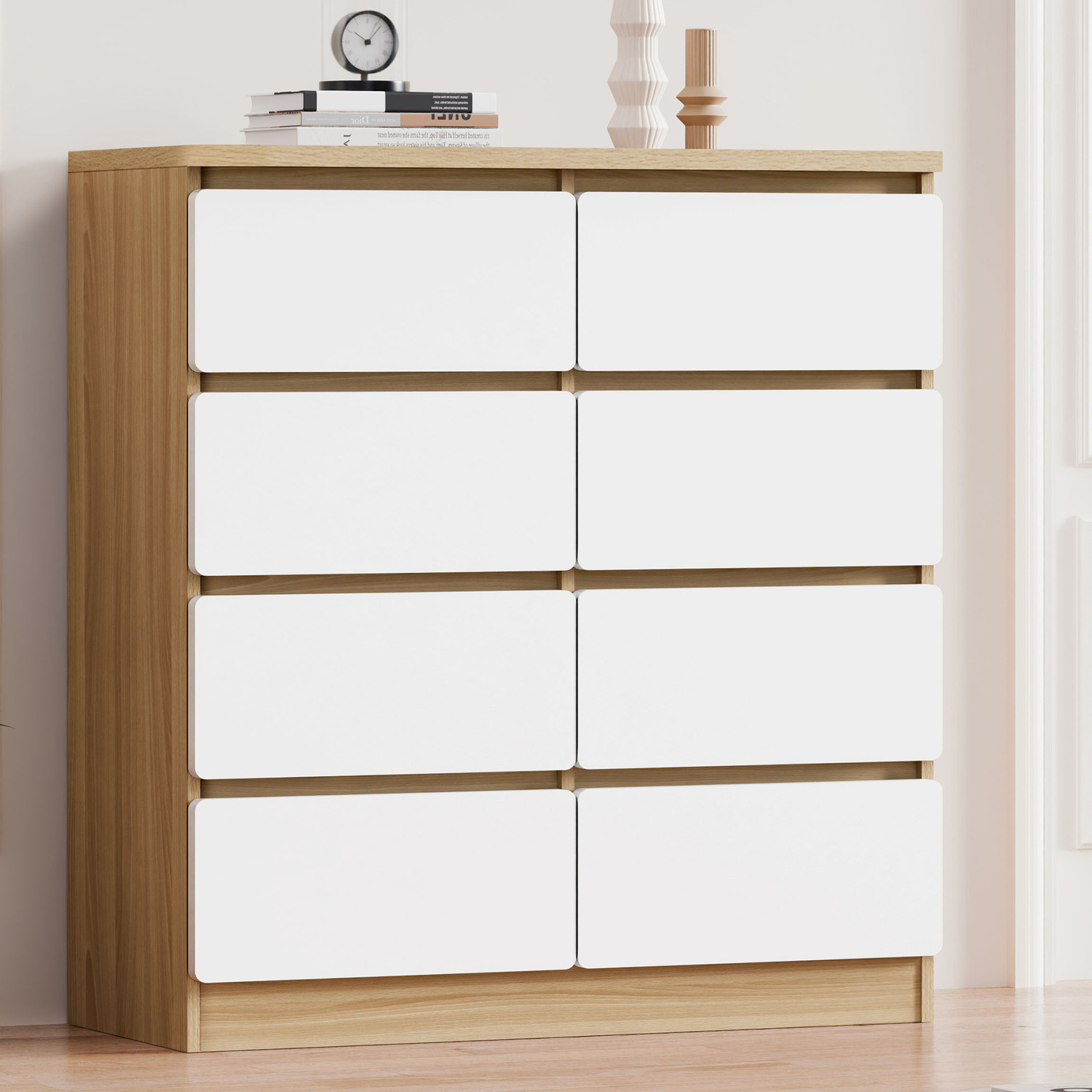 HoxtonRoom Desmond 8 Drawer Chest | Temple & Webster